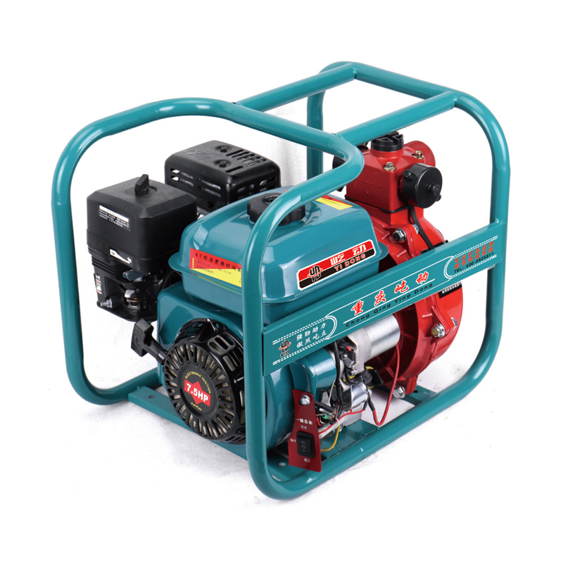 Pompe à eau puissante pour moteur à essence à double turbine