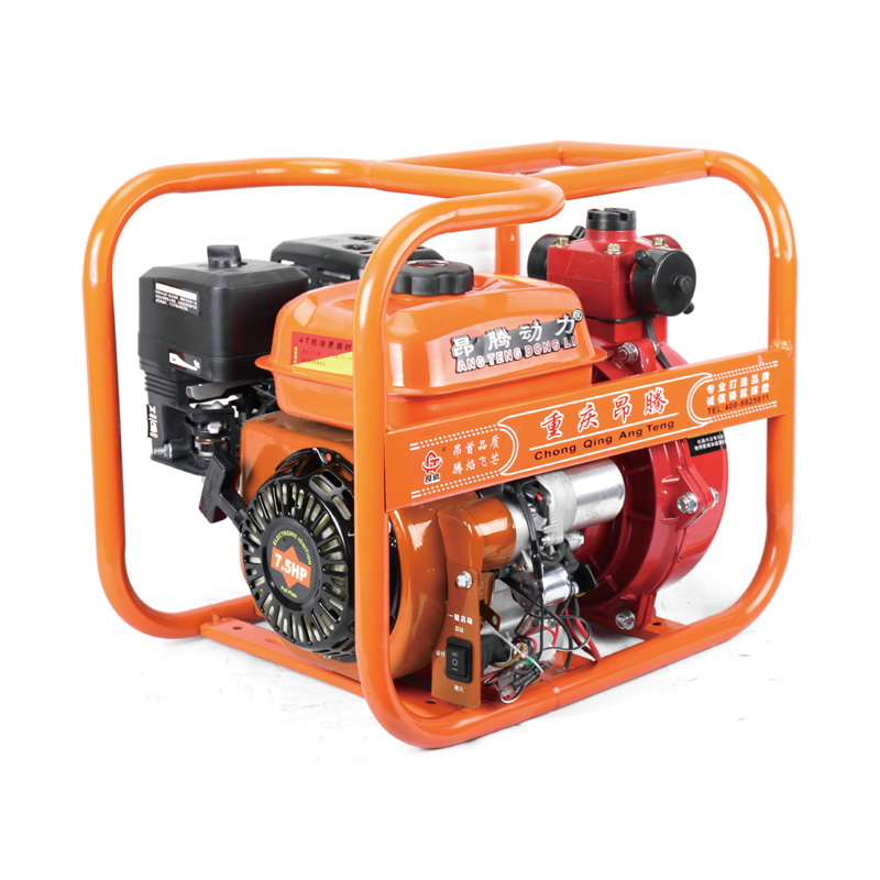 Pompe à eau agricole à double turbine à essence