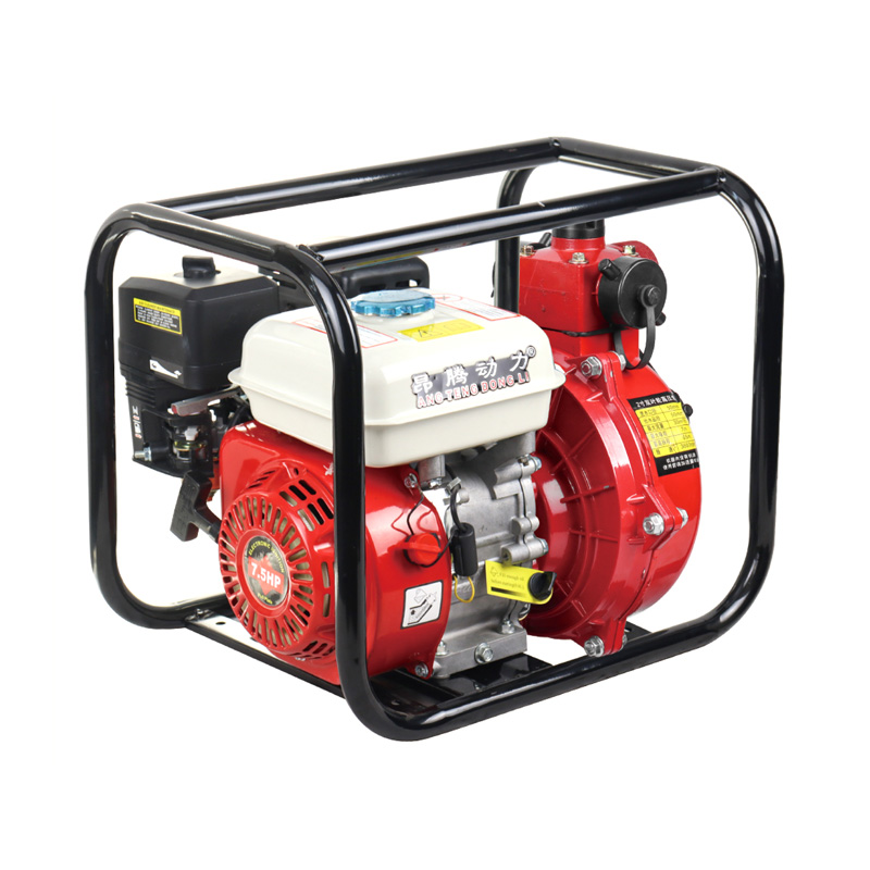 Pompe à eau d'irrigation à double turbine pour moteur à essence