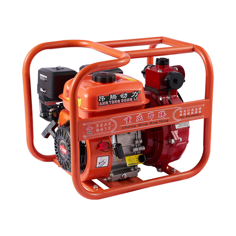 Pompe à eau agricole à double turbine à essence