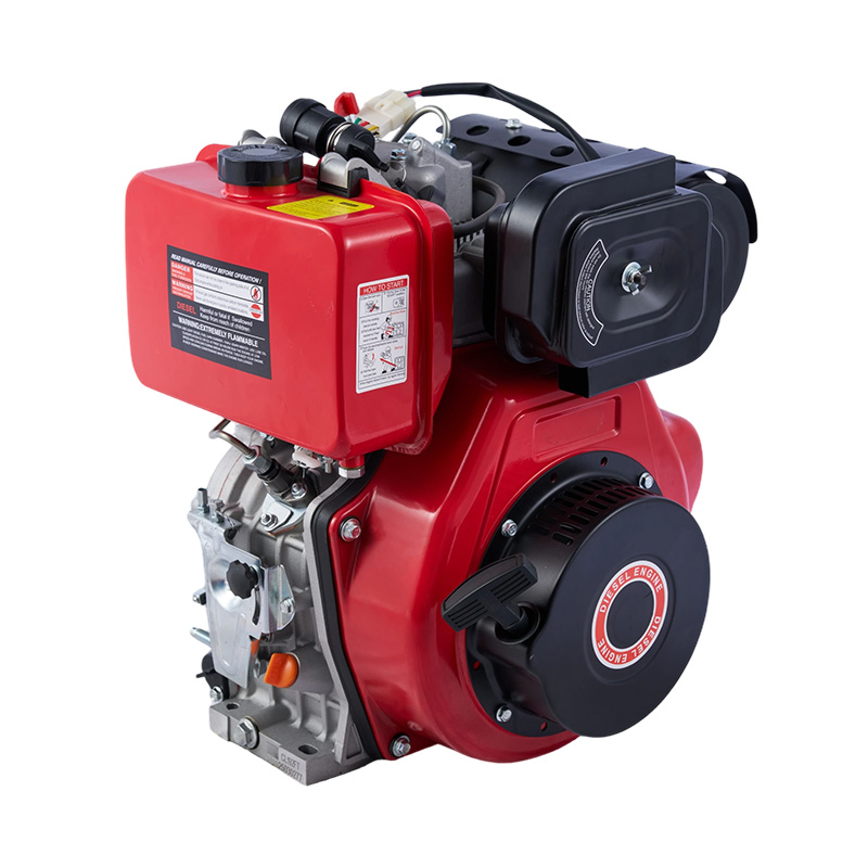 Moteur diesel de refroidissement par air à cylindre unique 170f